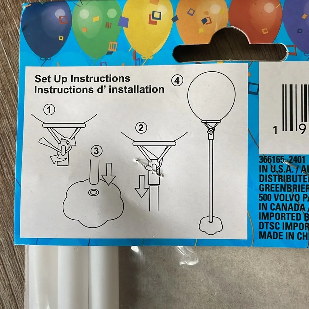 3 Balloon Stands